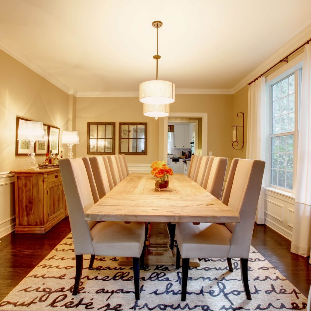 Dining room interior | Shoreline Flooring