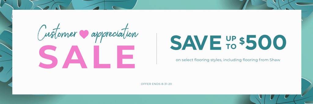 Customer Appreciation Sale | Shoreline Flooring