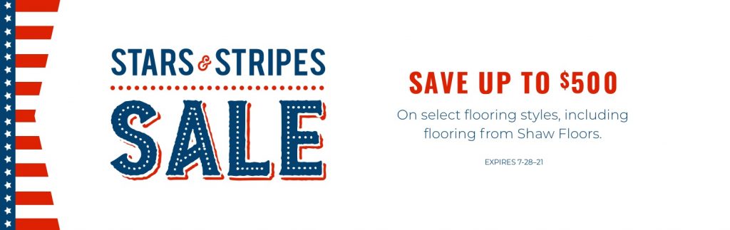 Stars & Stripes Sale | Shoreline Flooring