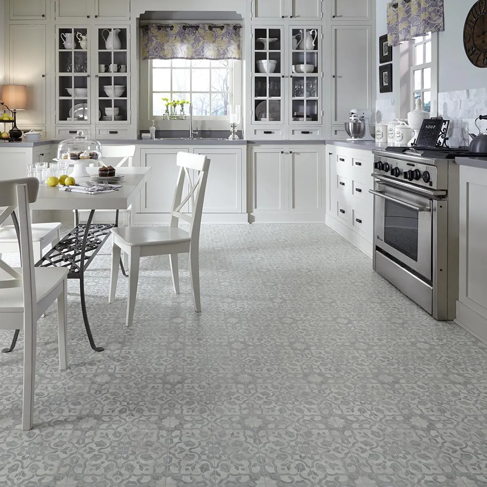 Filigree_Pewter_130352_RS-1 Kitchen Vinyl Flooring | Shoreline Flooring