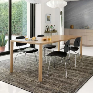 Loloi area rug with a traditional gray and brown pattern | Shoreline Flooring